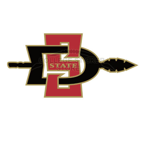Homemade San Diego State Aztecs Iron-on Transfers (Wall Stickers)NO.6097